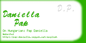 daniella pap business card